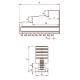 BISON Hard Solid Jaws for 3-jaw Scroll Chuck Ø80 mm for inside clamping type 32**/35**